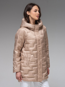 Демисезонная куртка VIVA WEAR модель 90325-beige Фото