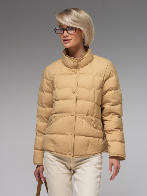 Демисезонная куртка VIVA WEAR модель 6081-beige Демисезонная куртка VIVA WEAR модель 6081-beige Фото