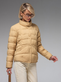 Демисезонная куртка VIVA WEAR модель 6081-beige Фото