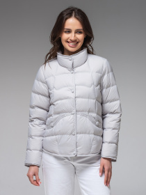 Демісезонна жіноча куртка ультралегка весна-осінь Viva Wear модель 6081 модель 6081-light gray Демісезонна жіноча куртка ультралегка весна-осінь Viva Wear модель 6081 модель 6081-light gray Фото