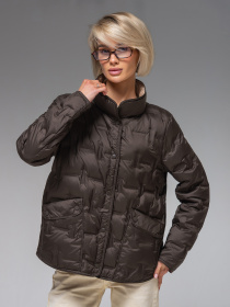 Демисезонная куртка VIVA WEAR модель 88102-chocolate Фото