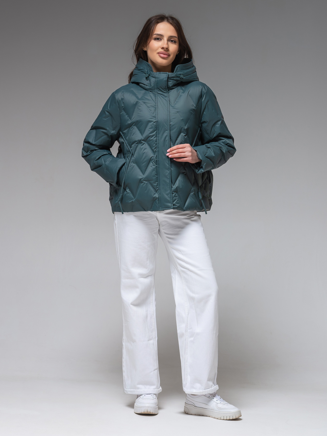 Демисезонная куртка VIVA WEAR модель 88579-green Фото