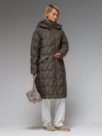 Демісезонна жіноча куртка ультралегка весна-осінь Viva Wear модель 6536 модель 6536-khaki Фото