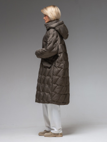 Демісезонна жіноча куртка ультралегка весна-осінь Viva Wear модель 6536 модель 6536-khaki Фото