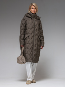 Демісезонна жіноча куртка ультралегка весна-осінь Viva Wear модель 6536 модель 6536-khaki Фото