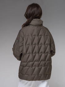 Демісезонна жіноча куртка ультралегка весна-осінь Viva Wear модель 6535 модель 6535-olive Фото