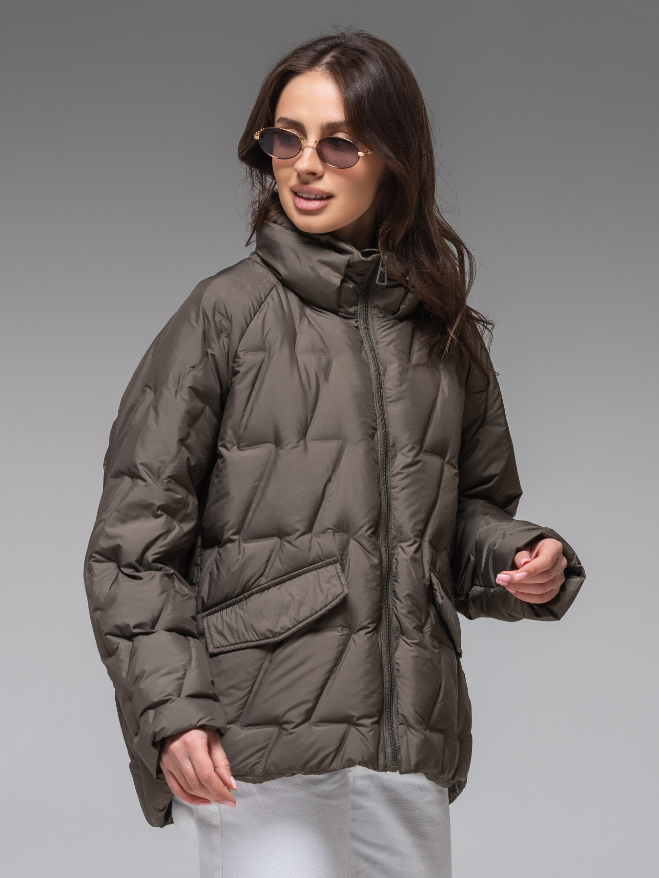 Демисезонная куртка VIVA WEAR модель 6535-olive Фото