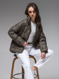 Демисезонная куртка VIVA WEAR модель 6535-olive Фото