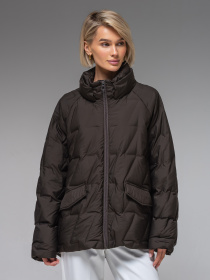 Демісезонна жіноча куртка ультралегка весна-осінь Viva Wear модель 6535 модель 6535-chocolate Демісезонна жіноча куртка ультралегка весна-осінь Viva Wear модель 6535 модель 6535-chocolate Фото