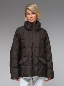 Демісезонна куртка VIVA WEAR модель 6535-chocolate Фото