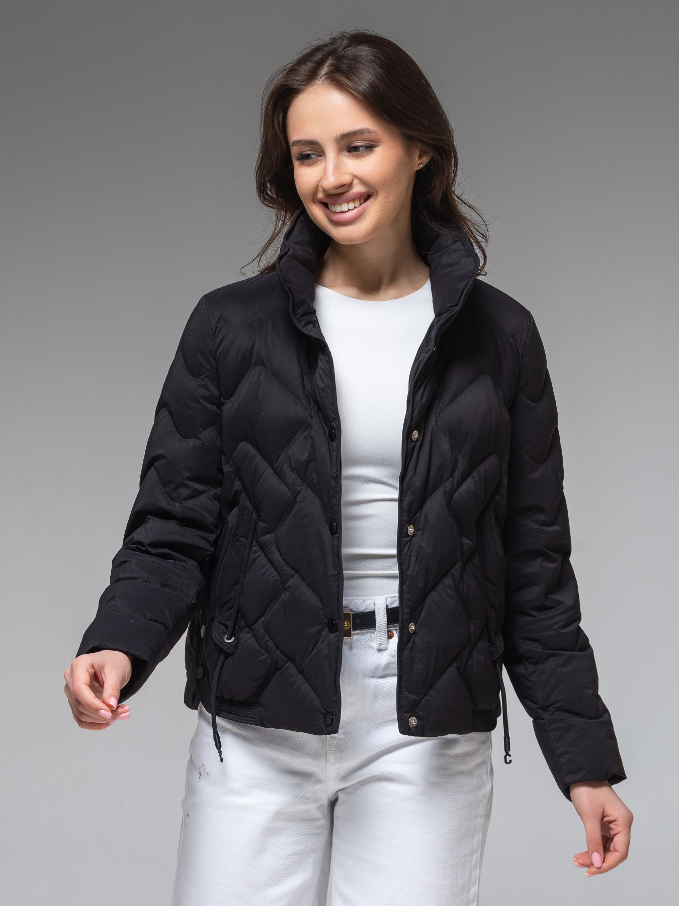 Демисезонная куртка VIVA WEAR модель 9018-black Фото