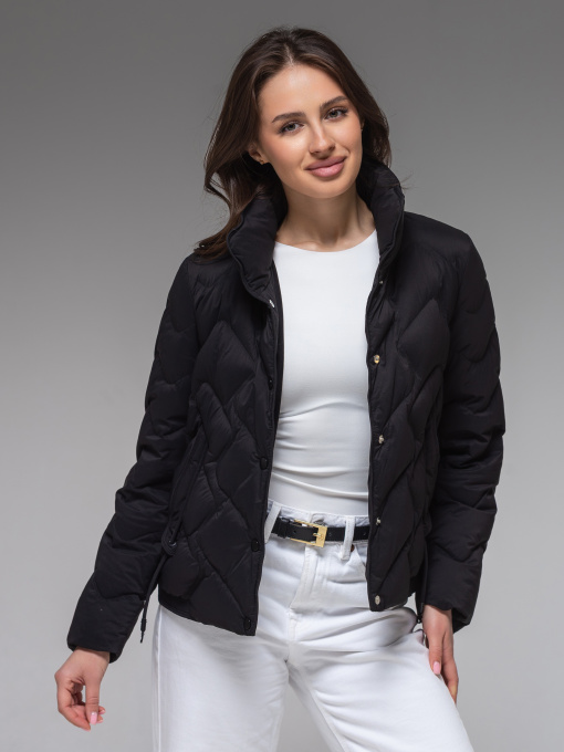 Демисезонная куртка VIVA WEAR модель 9018-black Демисезонная куртка VIVA WEAR модель 9018-black Фото