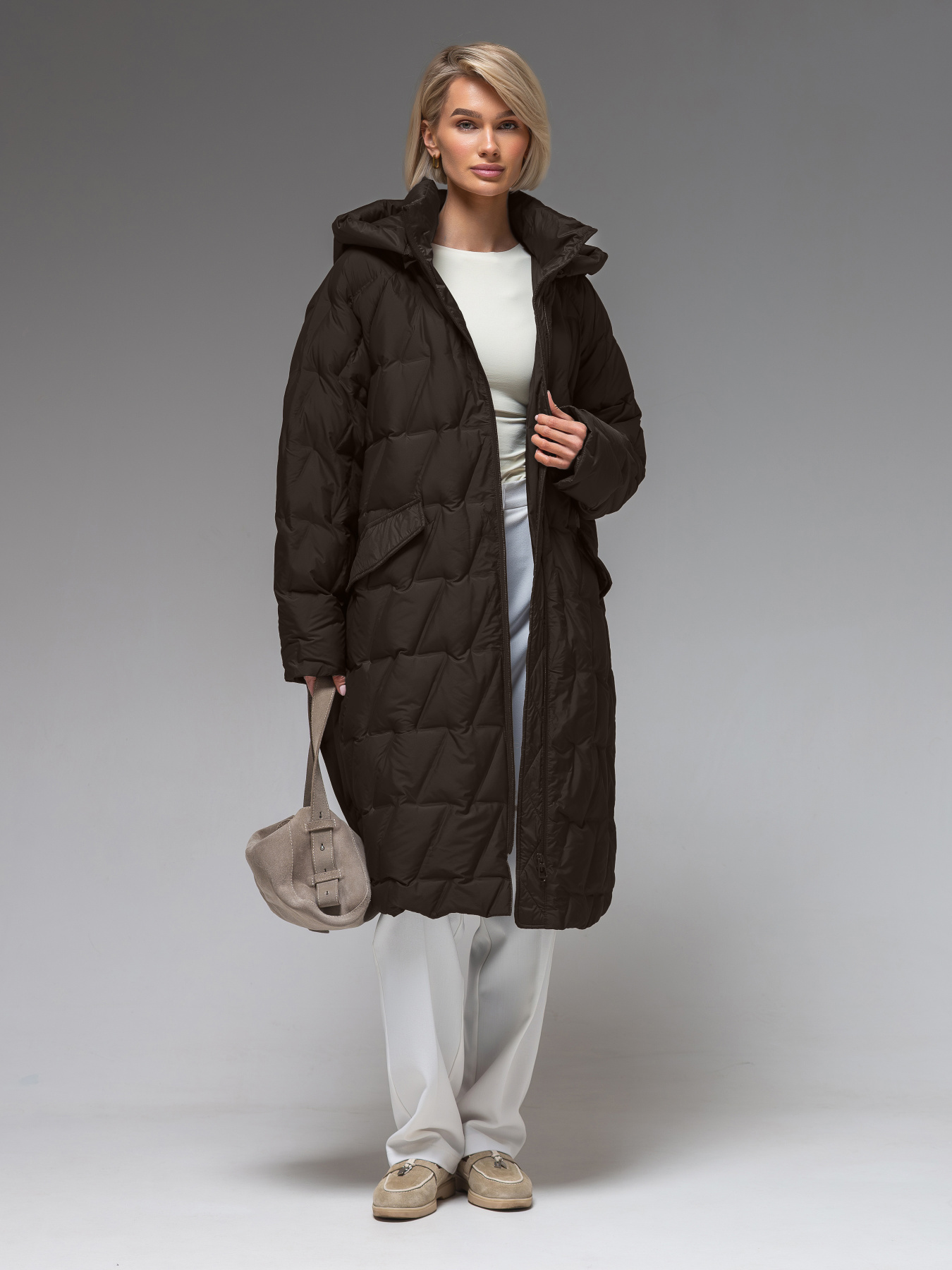 Демісезонна жіноча куртка ультралегка весна-осінь Viva Wear модель 6536 модель 6536-chocolate Демісезонна жіноча куртка ультралегка весна-осінь Viva Wear модель 6536 модель 6536-chocolate Фото
