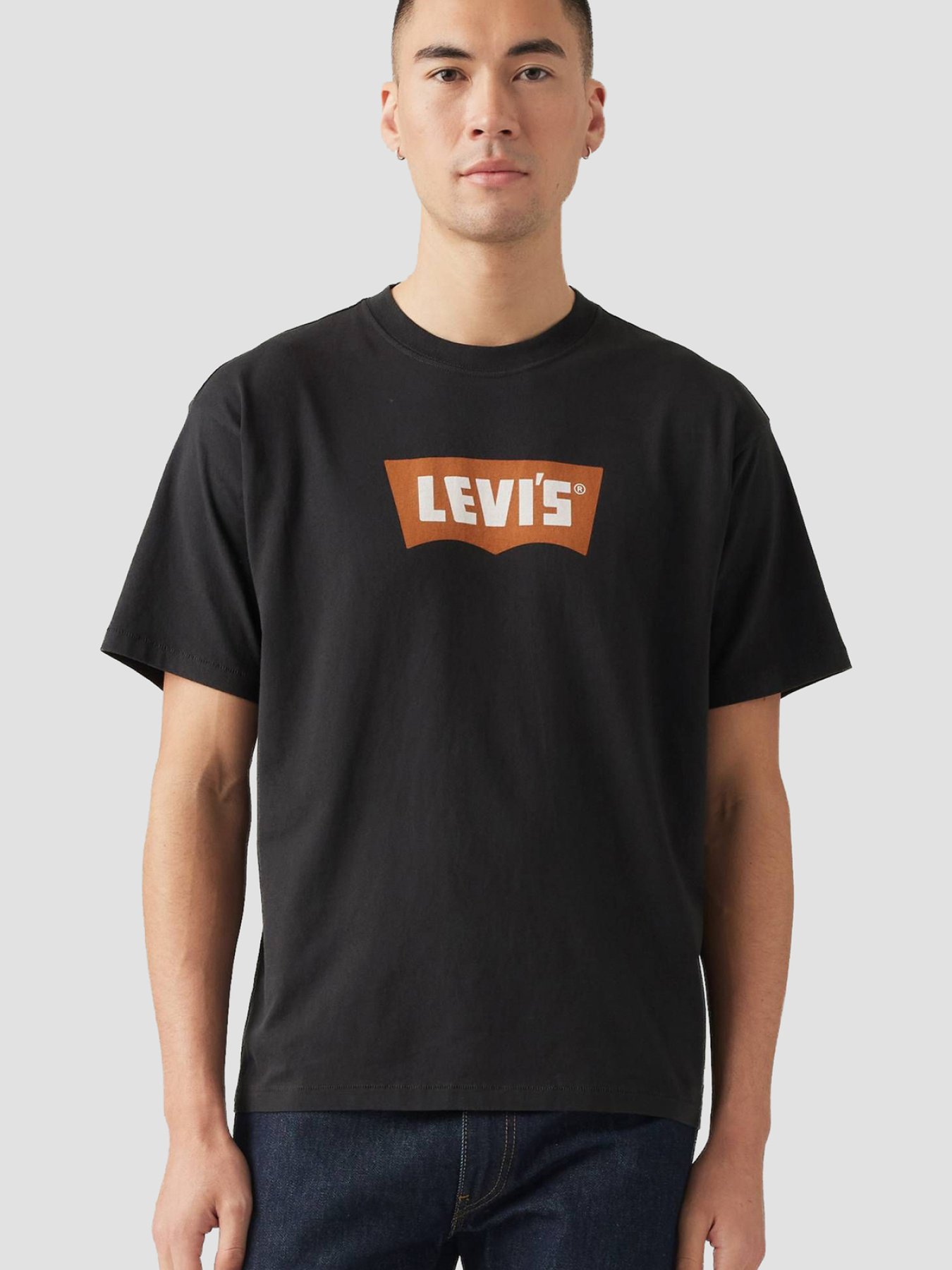 Чоловіча чорна футболка модель 000RY;0004 Фото