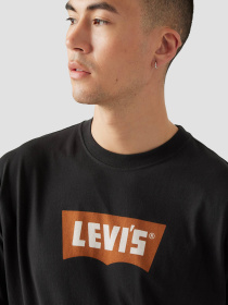 Чоловіча чорна футболка модель 000RY;0004 Фото