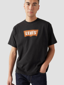 Чоловіча чорна футболка модель 000RY;0004 Фото