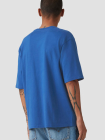 Мужская синяя футболка модель 001MH;0003 Фото