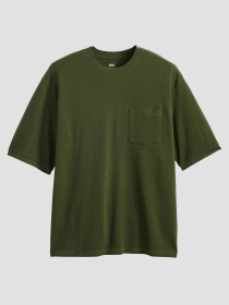 Чоловіча зелена футболка модель 001MN;0000 Фото