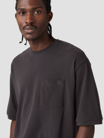 Чоловіча чорна футболка модель 001MN;0002 Фото