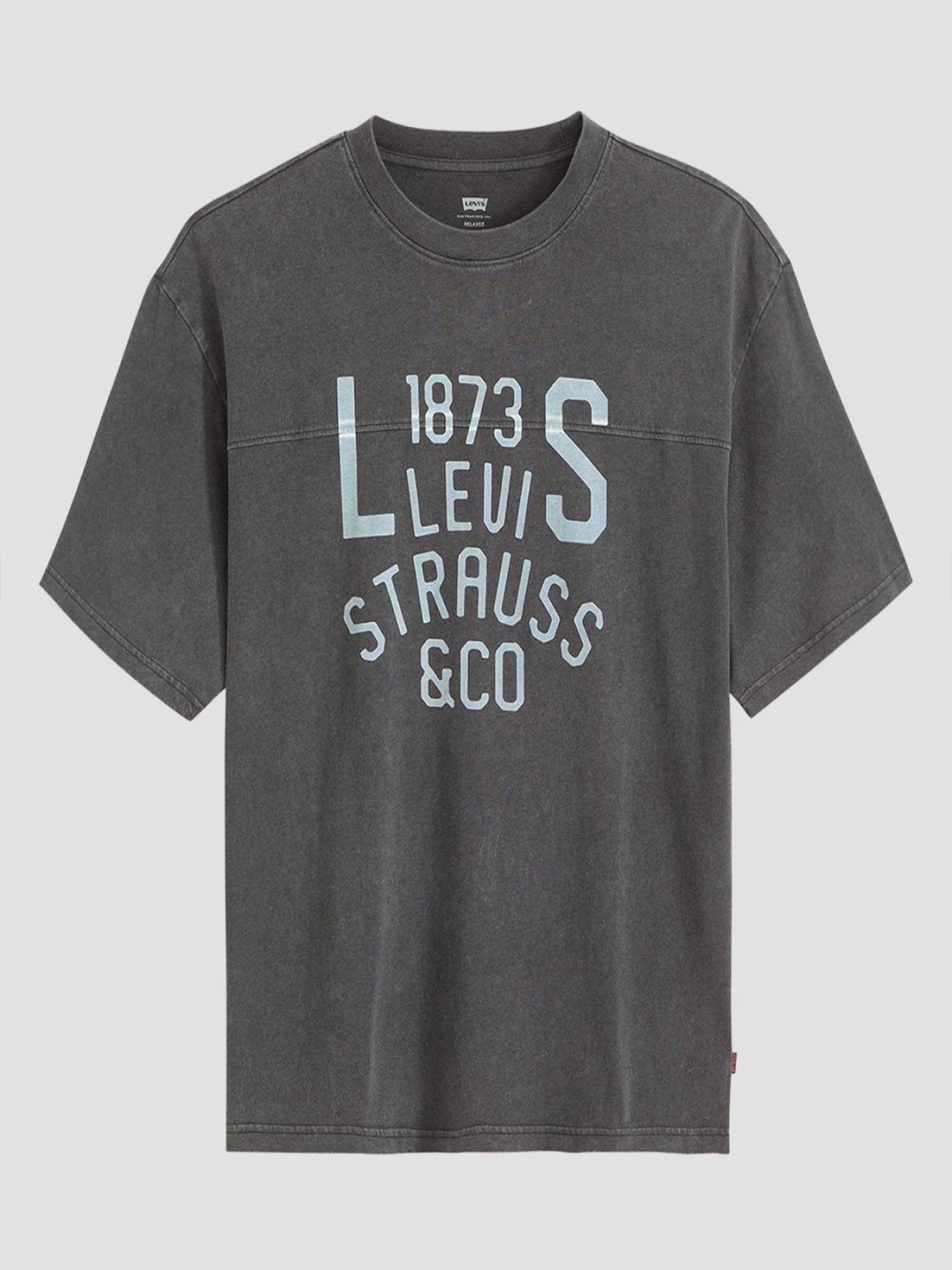 Чоловіча темно-сіра футболка модель 003QV;0000 Фото