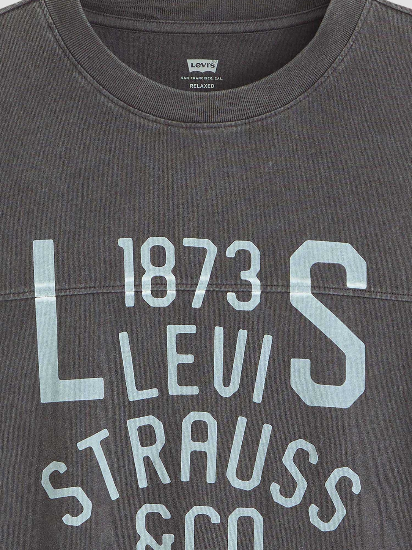 Чоловіча темно-сіра футболка модель 003QV;0000 Фото