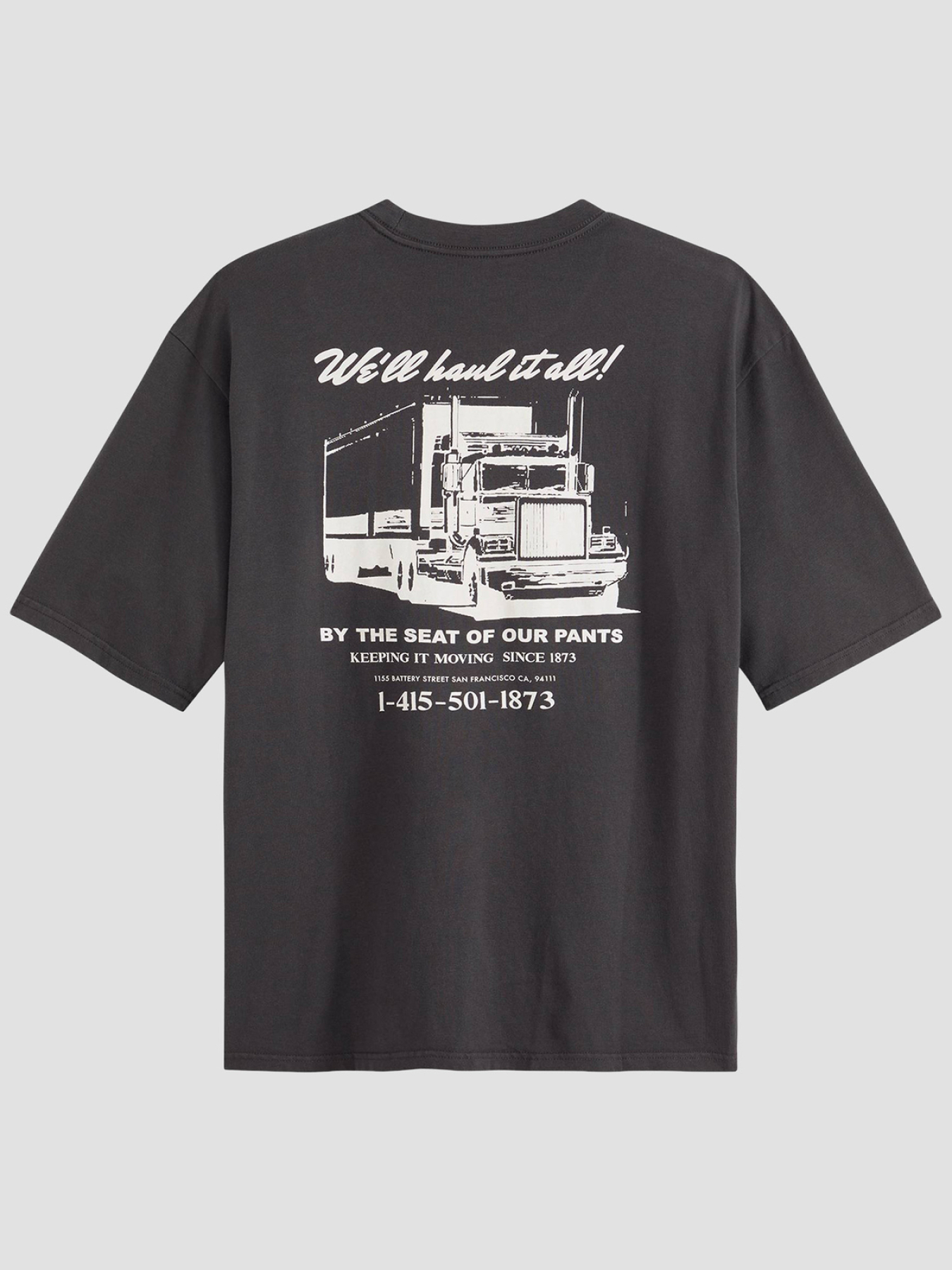 Чоловіча чорна футболка модель 003XL;0000 Фото