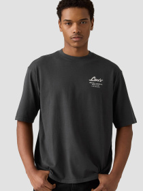 Чоловіча чорна футболка модель 003XL;0000 Фото