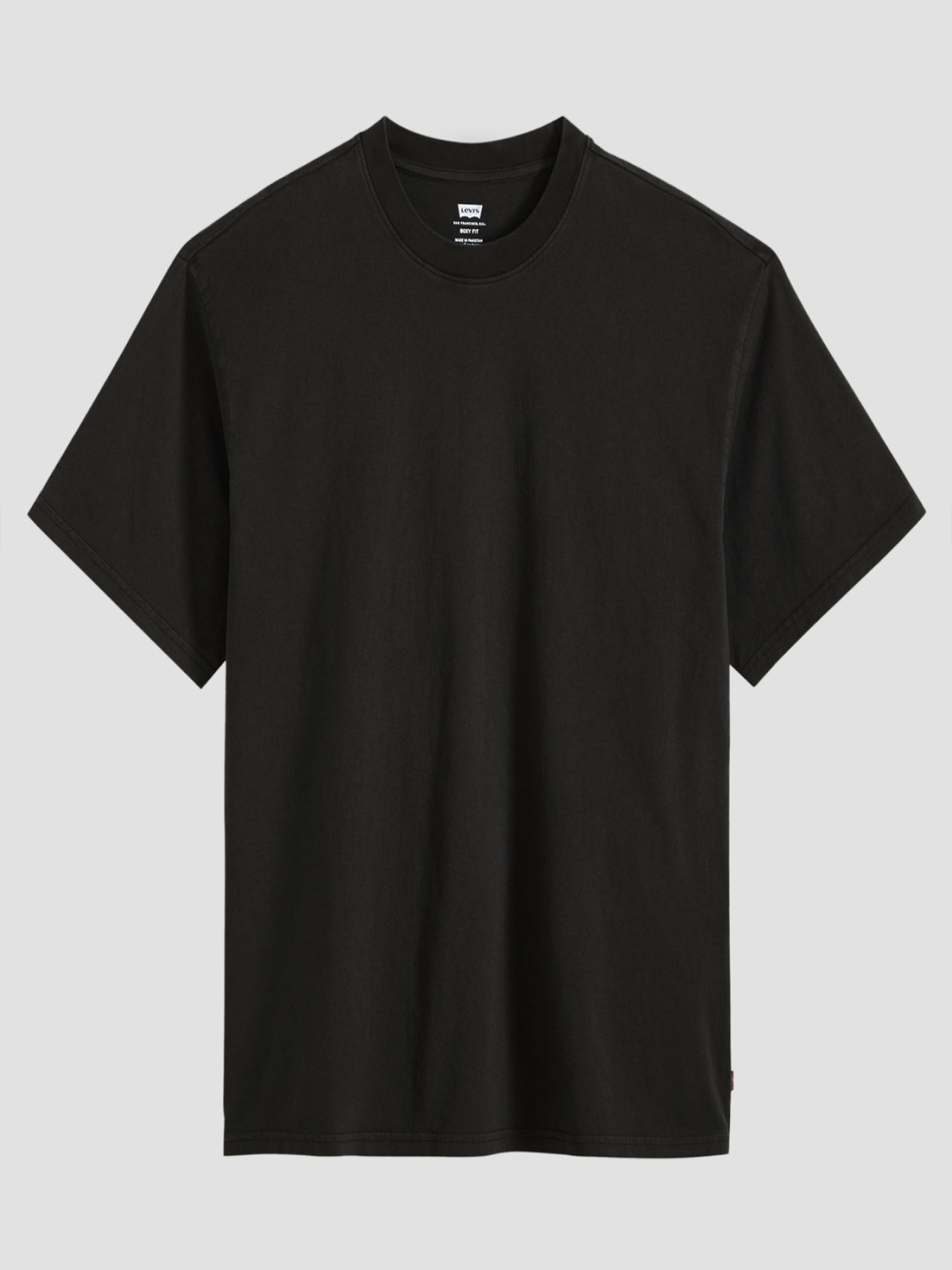 Мужская черная футболка модель 0049F;0025 Фото