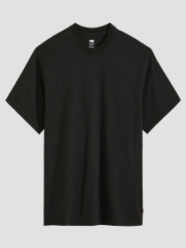 Мужская черная футболка модель 0049F;0025 Фото