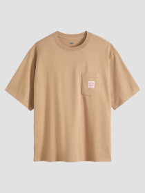 Чоловіча бежева футболка модель 004NU;0001 Фото