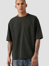 Мужская темно-серая футболка модель 005GY;0001 Фото