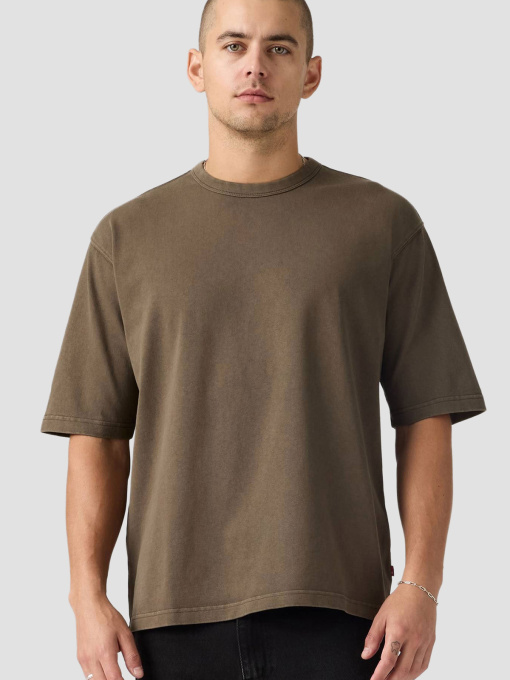 Мужская коричневая футболка модель 005GY;0002 Фото