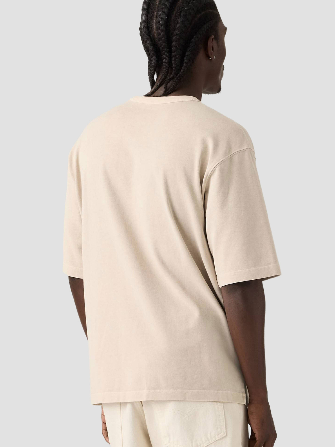 Мужская белая футболка модель 005GY;0004 Фото