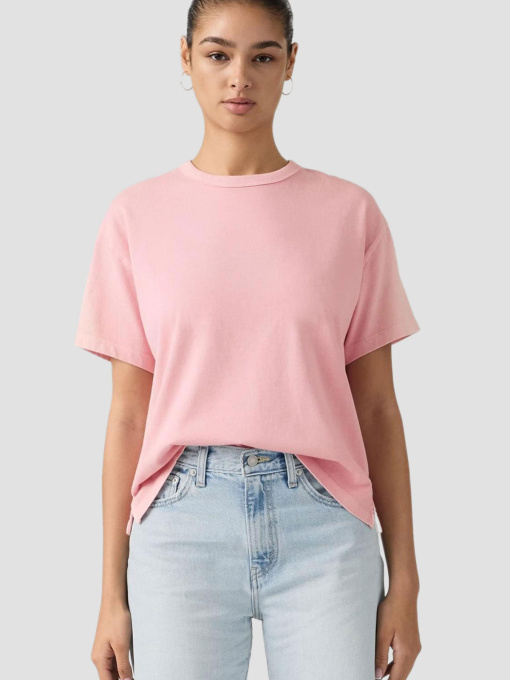 Жіноча рожева футболка модель 005IX;0007 Фото