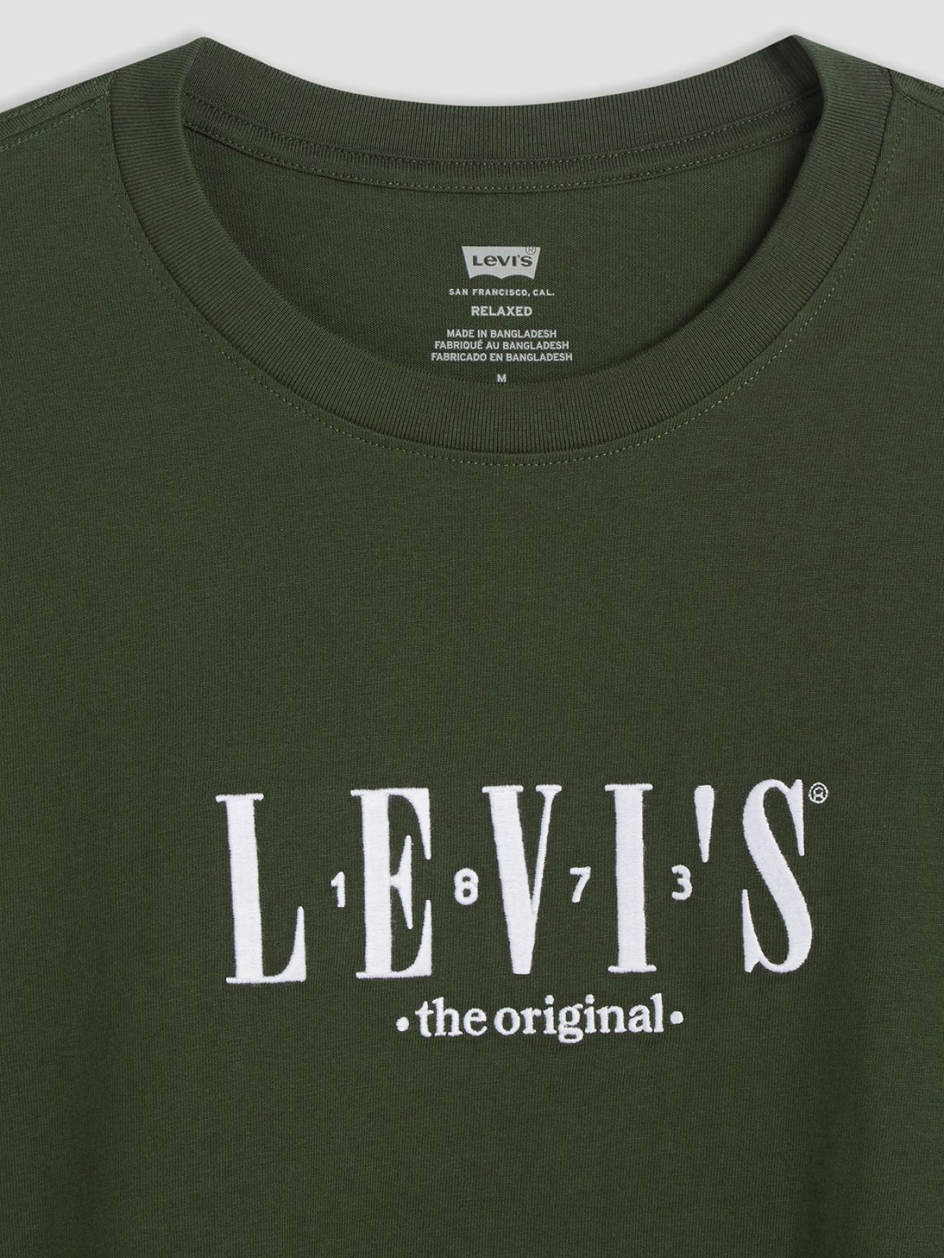 Чоловіча зелена футболка модель 16143;1676 Фото