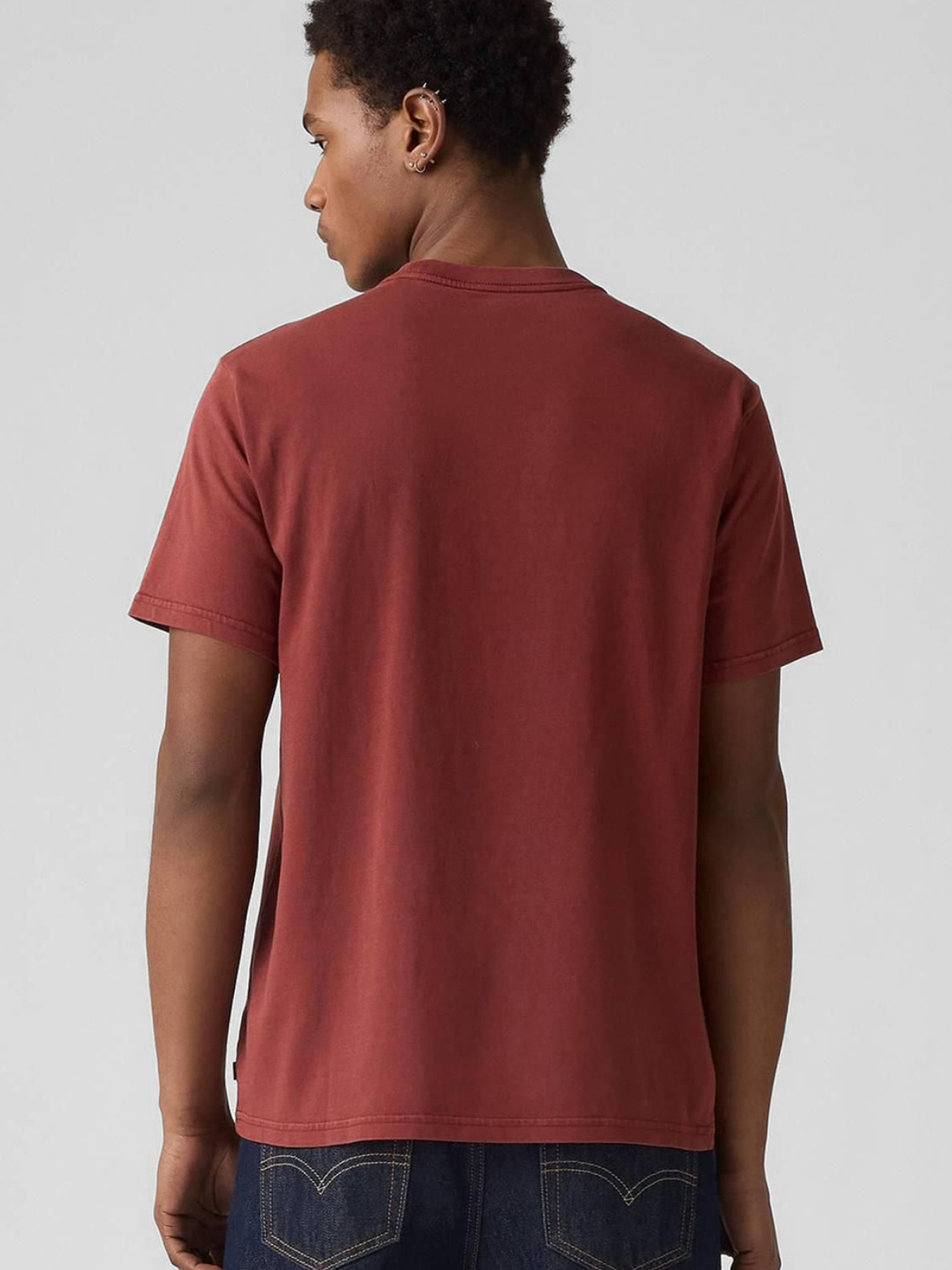 Чоловіча червона футболка модель 16143;1677 Фото