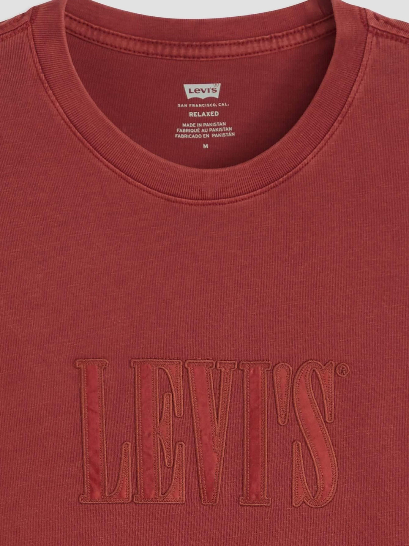 Чоловіча червона футболка модель 16143;1677 Фото