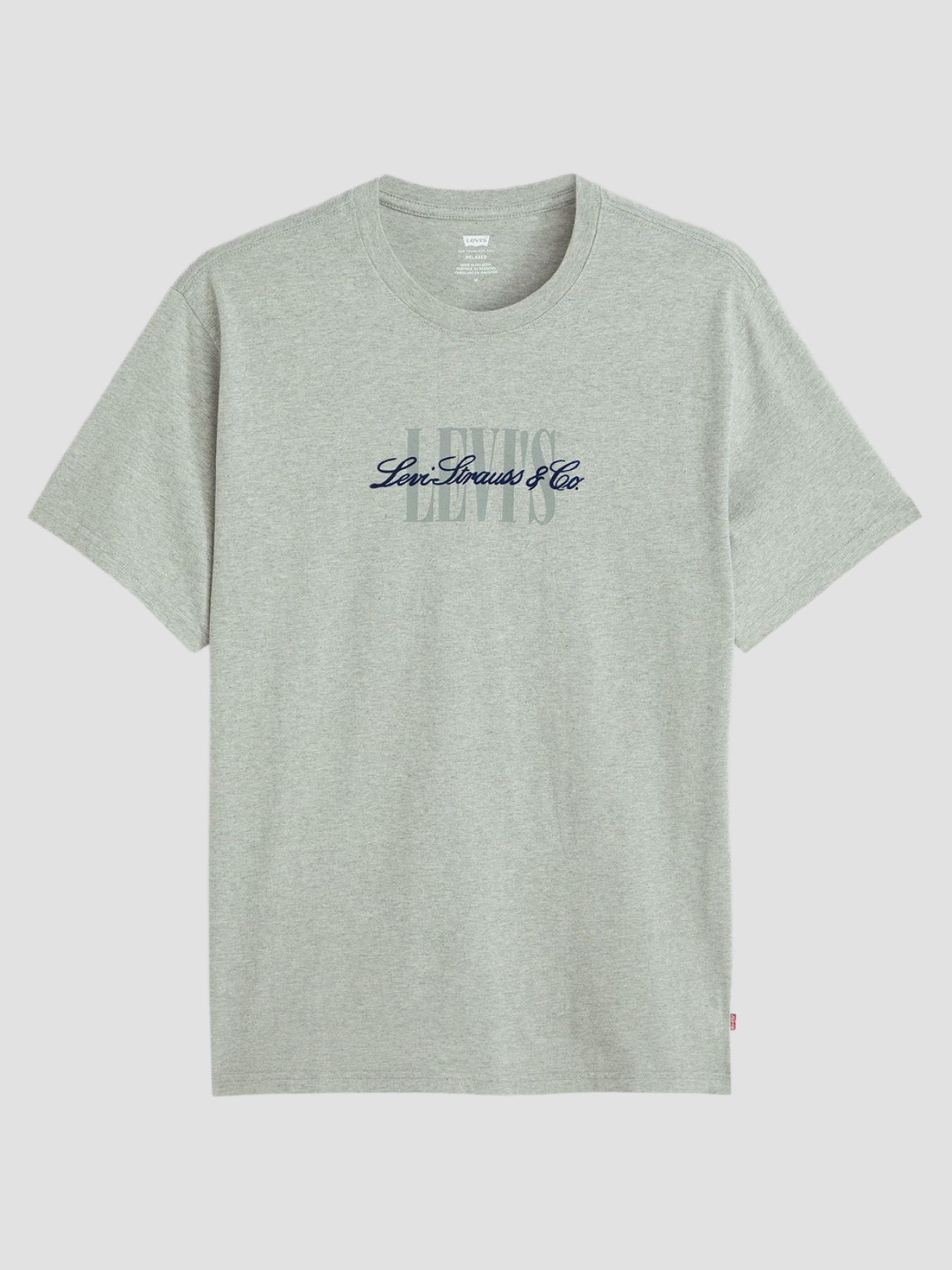 Чоловіча сіра футболка модель 16143;1682 Фото