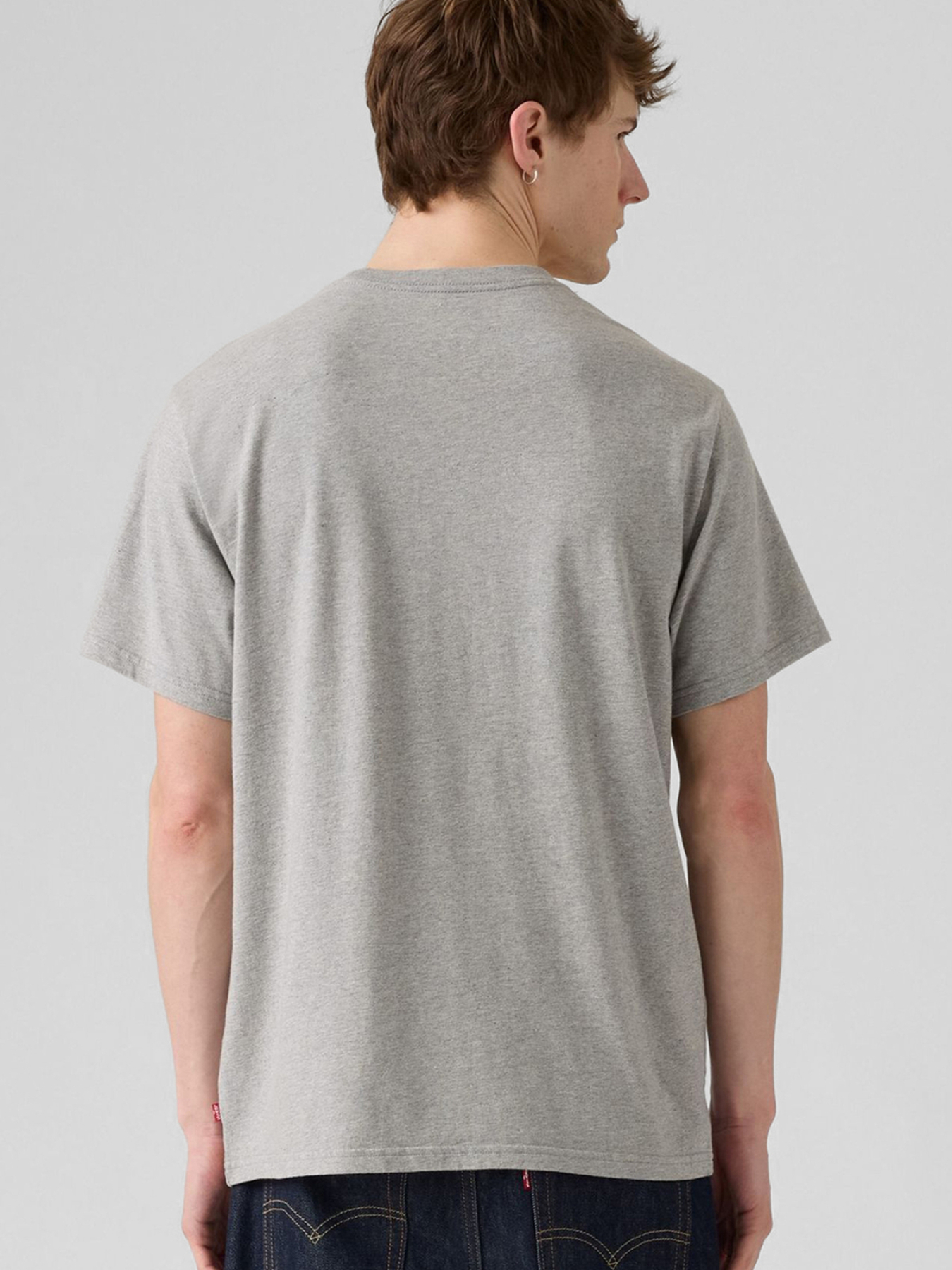 Чоловіча сіра футболка модель 16143;1682 Фото
