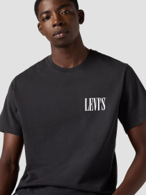 Чоловіча чорна футболка модель 16143;1685 Фото