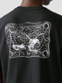 Чоловіча чорна футболка модель 16143;1821 Фото