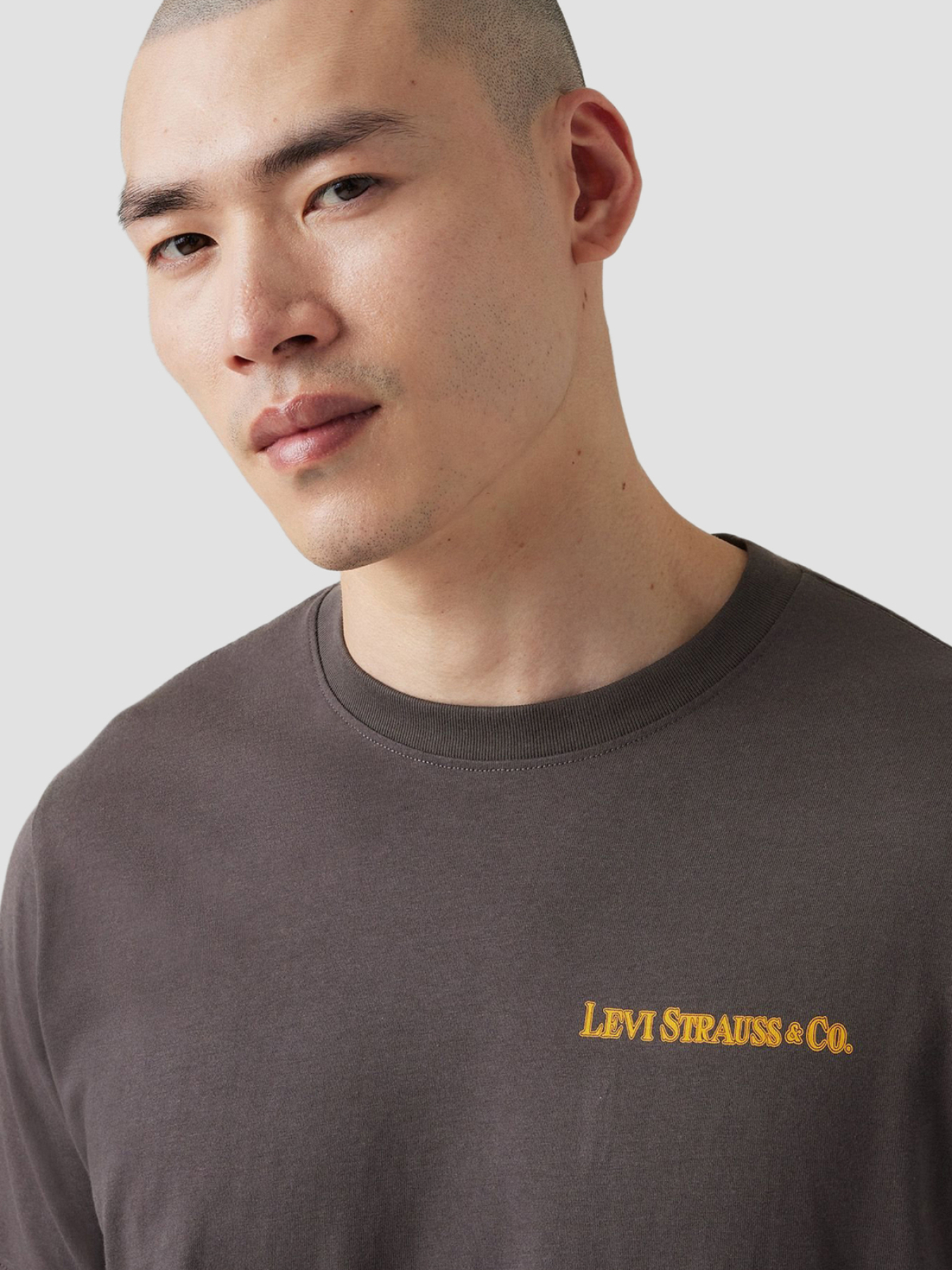 Чоловіча темно-сіра футболка модель 16143;1947 Фото