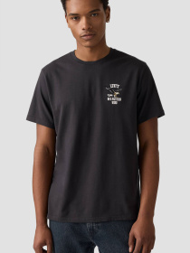 Чоловіча чорна футболка модель 16143;2050 Фото