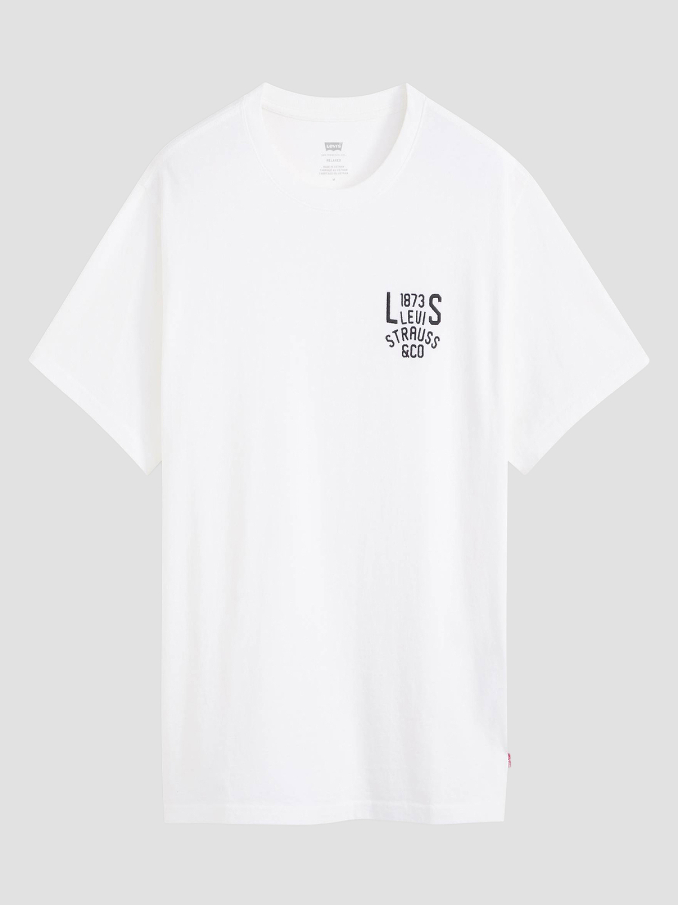 Мужская белая футболка модель 16143;2088 Фото