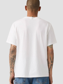 Мужская белая футболка модель 16143;2088 Фото