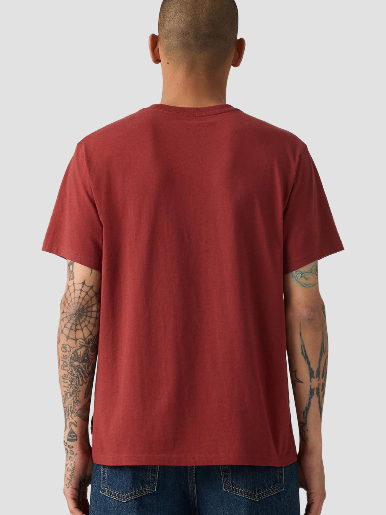 Чоловіча бордова футболка модель 16143;2089 Фото