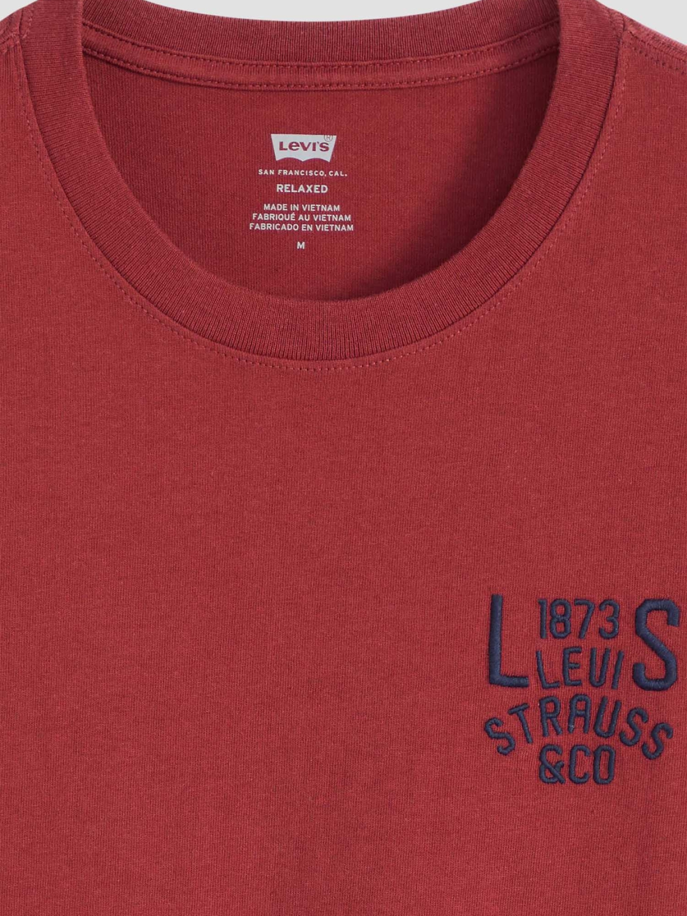 Чоловіча бордова футболка модель 16143;2089 Фото