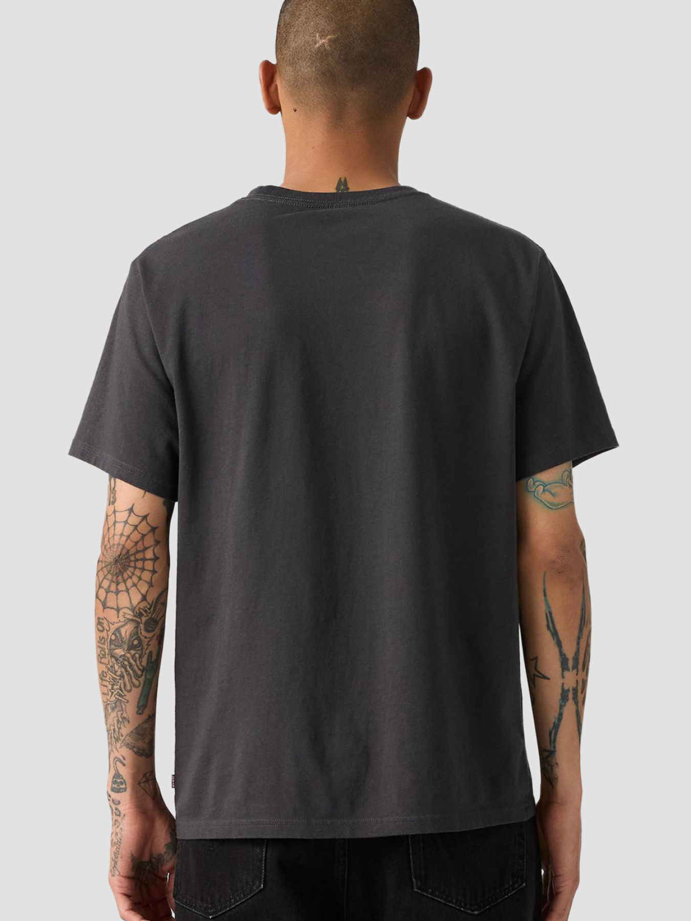 Чоловіча темно-сіра футболка модель 16143;2101 Фото