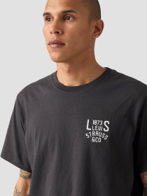 Чоловіча темно-сіра футболка модель 16143;2101 Фото