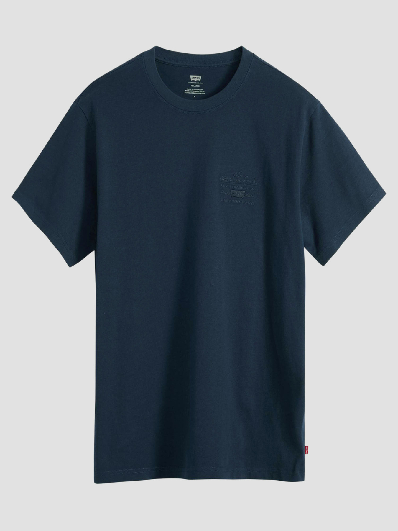 Мужская темно-синяя футболка модель 16143;2404 Фото